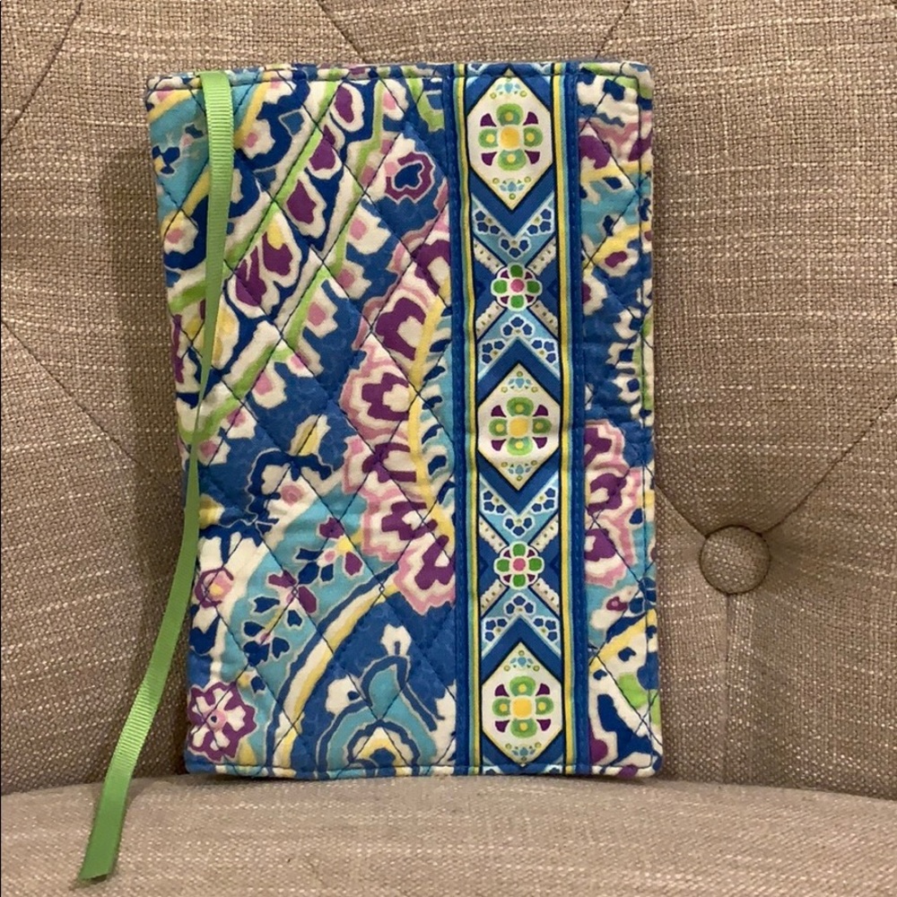 Vera Bradley blue cloth book/notepad cover